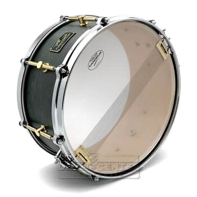 Canopus 'The Maple' 10ply Snare Drum 14x6.5 Black Olive Oil w/Die Cast Hoops image 3