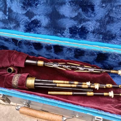 Burleigh Northumbrian Smallpipes 1980s image 11