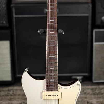 Yamaha Revstar RSS02T P-90 Electric Guitar - Vintage White with Gig Bag image 5