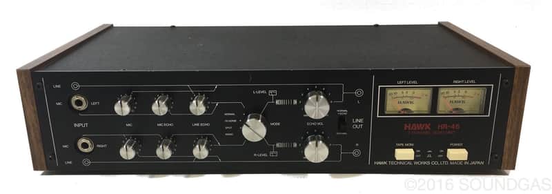 超希少！HAWK HR-45 ホーク技研 スプリング リバーブ ステレオエコー 超希少！HAWK HR-45 ホーク技研 スプリング リバーブ ステレオエコー