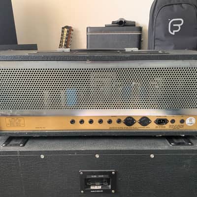 Marshall JCM100/50W Model 2555 2-Channel 100-Watt Guitar 1988 Original Vintage Amp Head 1988 - 1990 - Black image 4