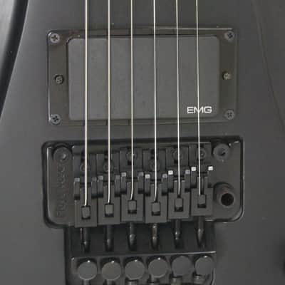 NEW DBZ Bird of Prey Electric Guitar - Matte Black / Floyd Rose / EMG 81+85 image 5