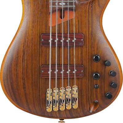 Ibanez SR5505 Prestige 5-String Bass Guitar, Rosewood Fingerboard, Mocha Flat image 1