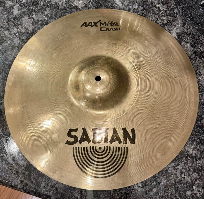 Sabian 18" AAX Metal Crash Cymbal 2002 - 2018 - Natural image 1