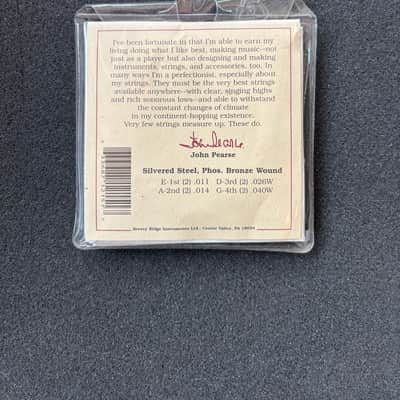 John Pearse Strings Mandolin (set # 2150M Phosphor Bronze Wound Medium Gauge) image 2