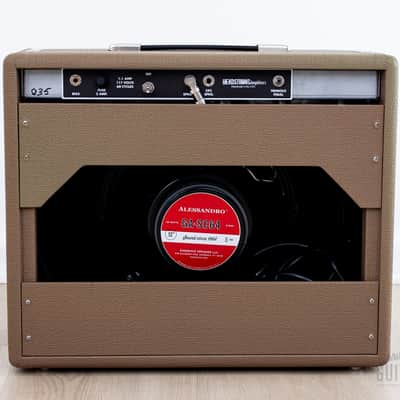 Headstrong Amplifiers Corduroy 1x12 Brown Panel Deluxe-Style Boutique Hand-Wired Tube Amp w/ Cover image 10