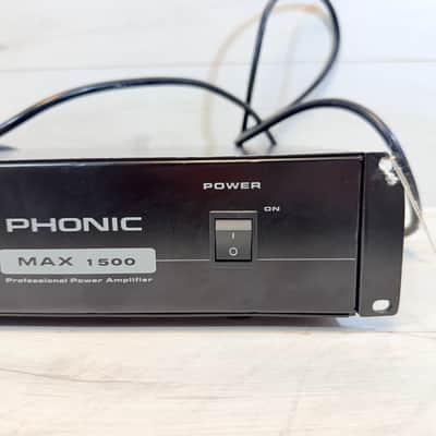 Phonic MAX 1500 Professional Stereo Power Amplifier 2009 image 2