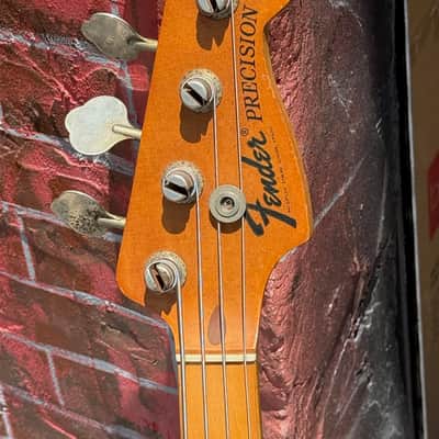 Fender Precision Bass 1971 - ultra rare beat sweet example w/an "A" width Maple Neck ! image 5