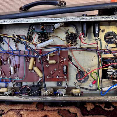 Vintage 1960s Selmer Treble N Bass 50 MKIII MK3 Valve Guitar Amplifier Mullards image 22