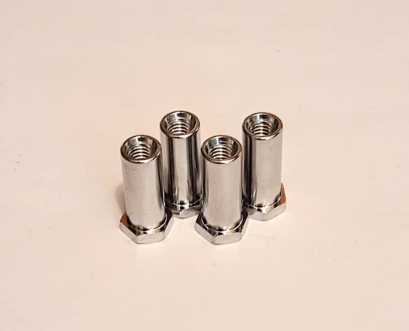 DW TP 30 SWIVEL NUTS INSERTS 4 PACK-FREE SHIP TO C-USA! - CHROME - FREE SHIP TO C-USA! image 1