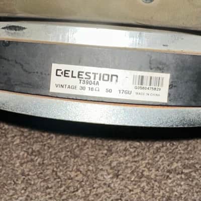 Celestion G12 Vintage 30 12" 60-Watt 16ohm Guitar Amp Speaker 2020s - White image 2