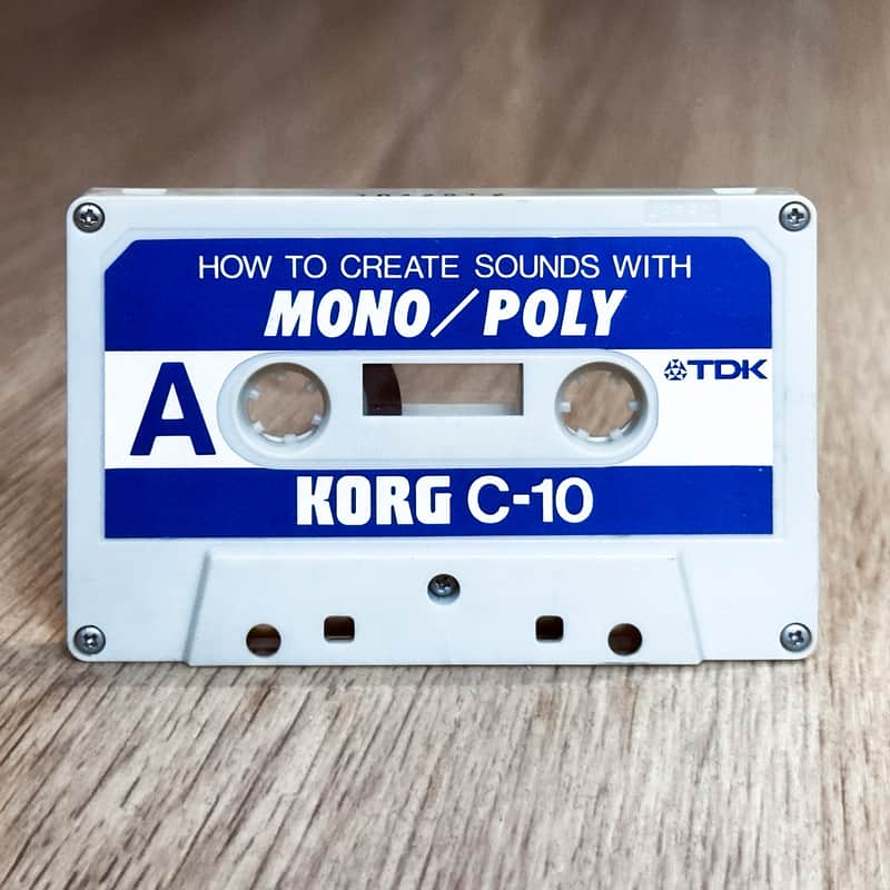 Korg Mono/Poly Original 80s Instruction and Demo Cassette // Ultra Rare image 1