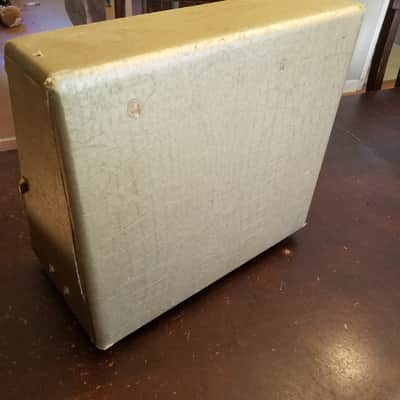 Audiomatic Empty vintage MCM speaker cabinet for 8" driver 1959 - gold image 7