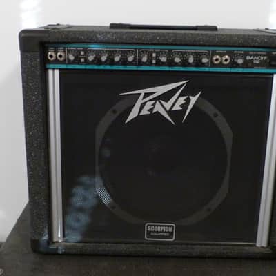 Peavey Solo Series Bandit 112 1992 Teal Stripe image 1