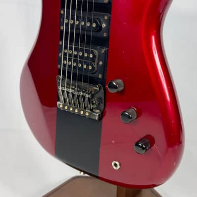 Westone Spectrum FX Set-Neck Super Strat Electric Guitar MIJ Japan 1984 - Candy Apple Red Stripe image 6