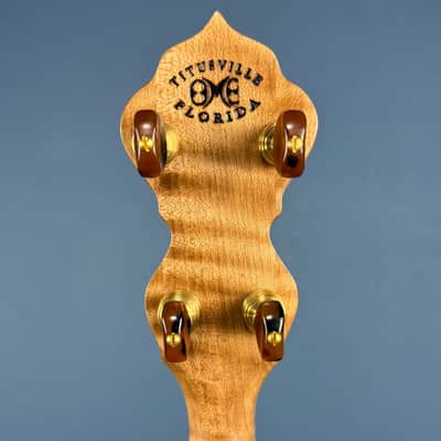 Ome Wicklow 11" 19-Fret Tenor Curly Maple Openback Banjo with Rolled Brass Ring image 18