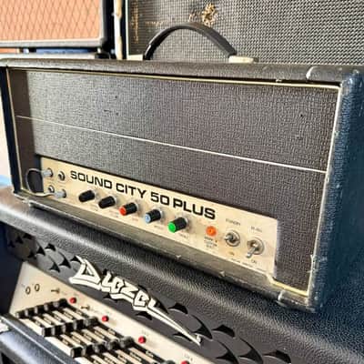Sound City 50 PLUS 1970’s - Dallas Arbiter original vintage UK England tube amplifier partridge image 2