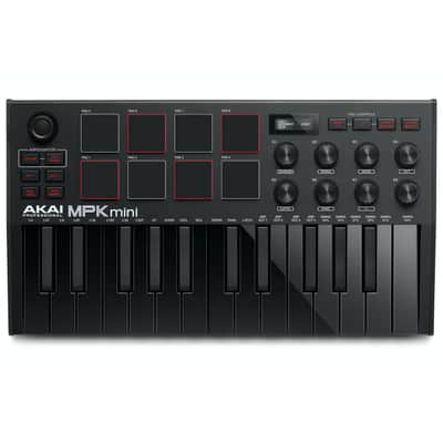 Akai MPK Mini MK3 25-Key MIDI Controller, Black