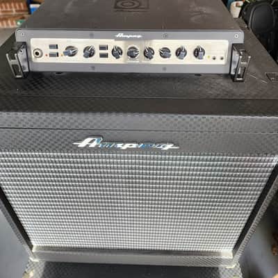 Ampeg PF-500w Bass Guitar Head /w PF-210 400w Speaker Cab - Black image 7