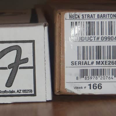 Fender® Sub-Sonic Baritone Strat Maple Neck~27" Scale~22 MJ Frets~9.5" Radius~MIM~Brand New image 8