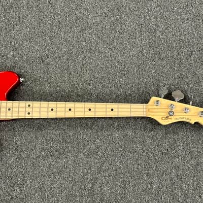 G&L Tribute Series Fallout Bass Candy Apple Red image 5