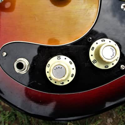 Rhythmline Guitar, 1960's, Japan, 2 Pickups, Sunburst, Case image 11