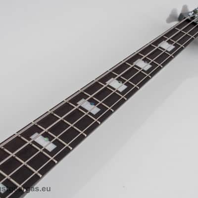 Italia Mondial Classic Bass, Italia blue, semi-hollow, Piezo Bridge , Resoglass top, made in Korea image 13
