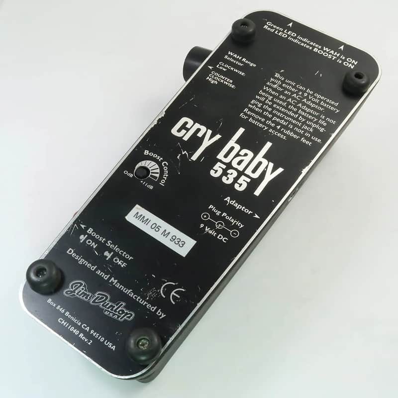 Dunlop BB535 Series Cry Baby Wah | Reverb UK