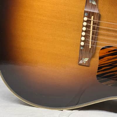 Gibson RS4CRSGH1 J-45 j45 Custom The Workhorse Acoustic Guitar with Case 2014 - Vintage Sunburst image 5