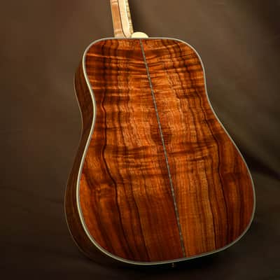 Gibson Dove Custom Shop Koa Masterpiece Acoustic Guitar Hummingbird image 4