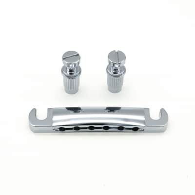KD by AxLabs Tune-O-Matic Bridge & Stop Tailpiece - Chrome image 2