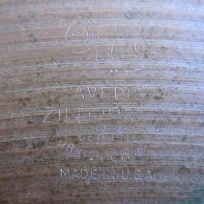 21" Zildjian Avedis 1970s Ride Cymbal - Vintage image 5