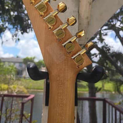 Jackson Pro Series RRT-3 Rhoads 2014 - Present - Ivory with Black Pinstripes image 7