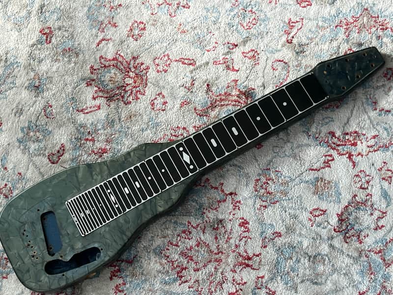 1951 Fender Champion lap steel guitar body blue image 1