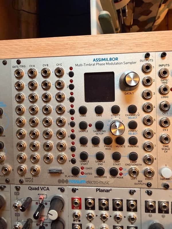 Rossum Electro-Music Assimil8or Multi-Timbral Phase Modulation Sampler Eurorack Module