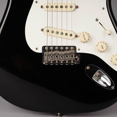 Fender '57 American Vintage Reissue Stratocaster - 2011 - Black over Daphne Blue w/OHSC image 5