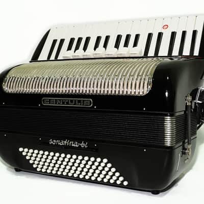 Vintage Accordion Cantulia Sonatina bi 96 Bass, Rare Old German Piano Accordian, New Straps, 2392, Keyboard Accordion Instrument, Rich and Bright Sound image 5