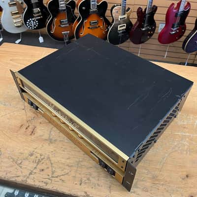 Marshall EL34 100/100 Dual Monoblock Rackmount Power Amplifier - Black and Gold image 5
