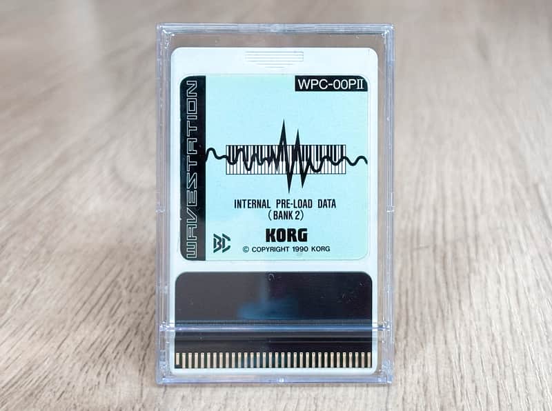 Korg Wavestation | ROM Data Card | WPC-00PII | Internal Pre-Load Data (Bank 2) image 1