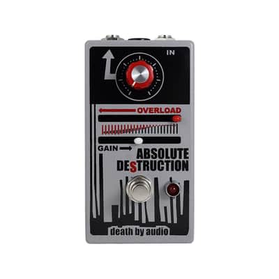 Death By Audio Absolute Destruction Fuzz/Distortion/Overdrive Guitar Pedal - Open Box, Mint image 1