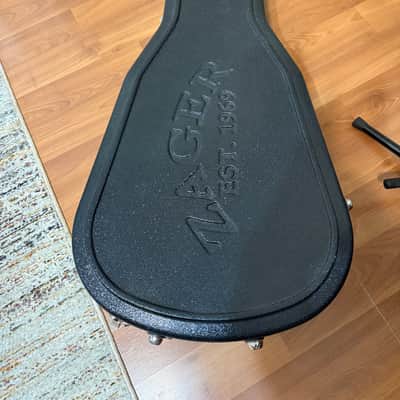Zager Parlor Size Solid African Mahogany Acoustic Electric image 9