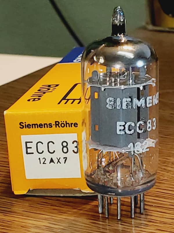 12AX7 Siemens NOS/NIB Smooth Plate MaxiPreamp2/TV7 Tested (1)Tube Lot image 1