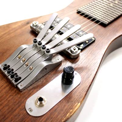 Peters 8 string palm lever steel (pedal steel sound) lap steel | boutique handmade guitar (like multibender) image 2