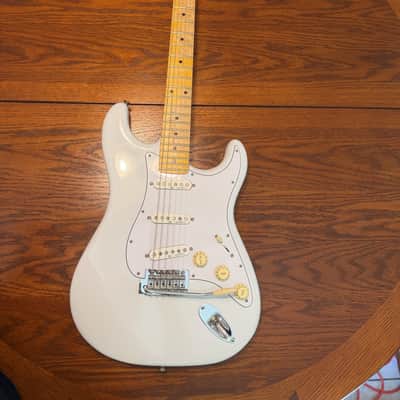 ***Must See*** Olympic White Hendrix Voodoo Tribute Strat Partscaster – (Right Handed) Lefty Neck & Tremolo, Nitro Finish image 1