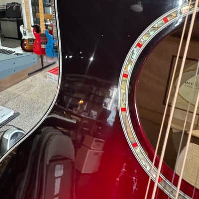 2003 Taylor Limited Edition 654ce 12 String - Cherry Blackburst w/ OHSC image 11