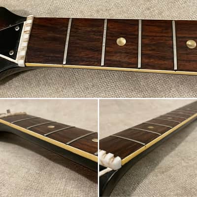 1960’s Unbranded Sekova Mentor 12 String Guitar Variant Redburst Hockey Stick Headstock Electric XII MIJ Japan Rare / VIDEO image 21