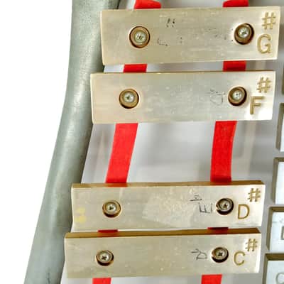 Ludwig/WFL #2044 Two-Tone Gold/Chrome Chromatic Lyra Glockenspiel Vintage50s USA image 6