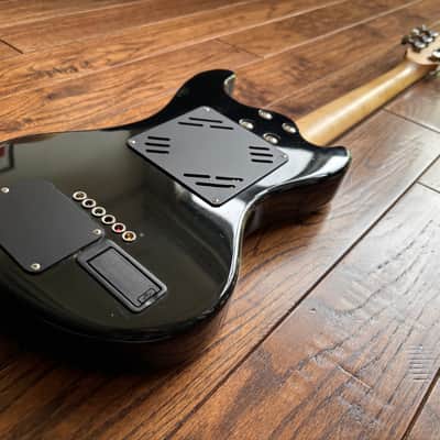 1990s Marine Rider Travel Campfire Electric Guitar w/ On Board Speaker + Effects image 11