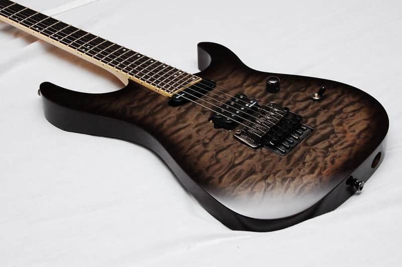 Caparison C2 Series HRG-QE Horus! 27 frets! Trans Black! First one made! image 1