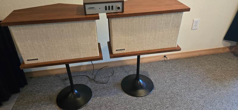 Extraordinary Bose 901 Series II, EQ and Tulip Stands image 1